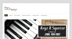 Desktop Screenshot of keyzandsqueeze.com